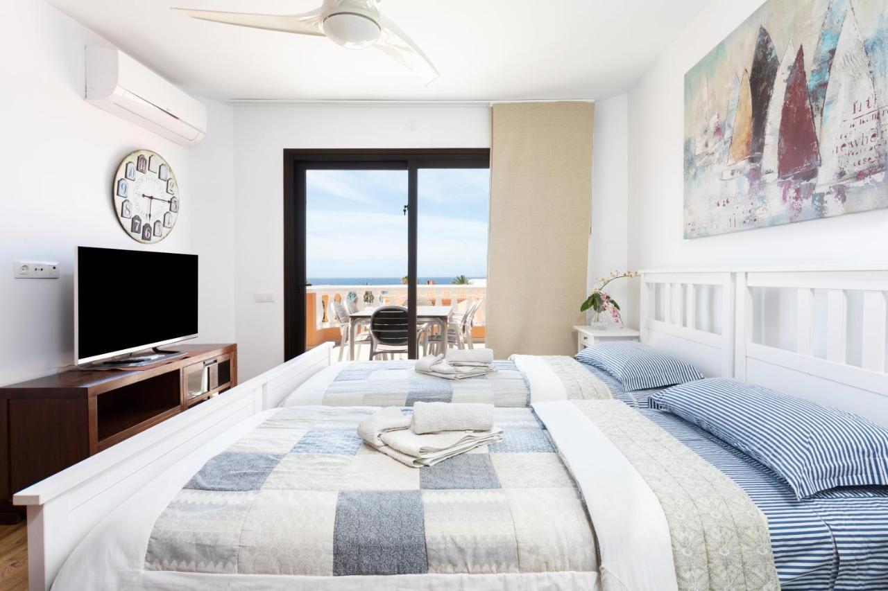 Exclusive Penthouse Playa Las Vistas 4 Close To The Sea And Beach, Aircondition For A Fee, Wifi, Terrace, Heated Pool Playa de las Americas  Zewnętrze zdjęcie