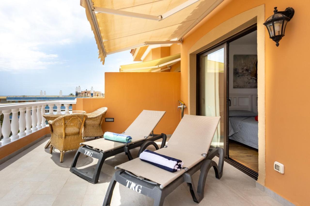 Exclusive Penthouse Playa Las Vistas 4 Close To The Sea And Beach, Aircondition For A Fee, Wifi, Terrace, Heated Pool Playa de las Americas  Zewnętrze zdjęcie